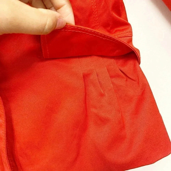 Kenneth Cole Petite Red Cropped Peplum Jacket - Picture 4 of 6